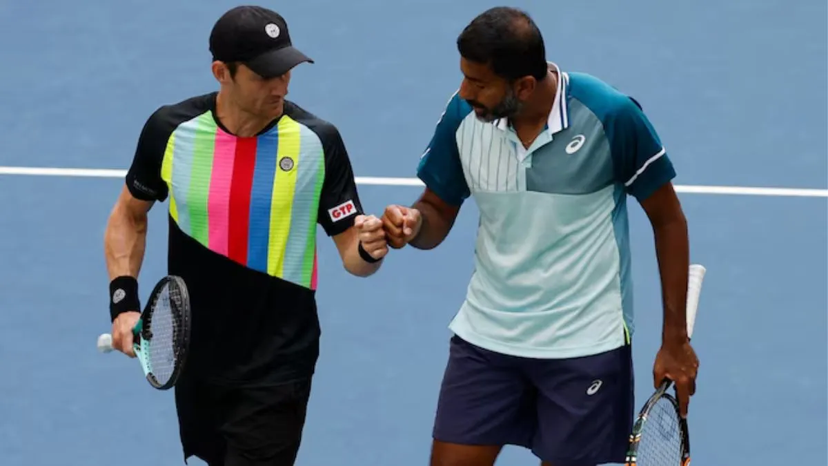 US Open 2024 Rohan BopannaMatthew Ebden Pair Bow Out Of Men's Doubles